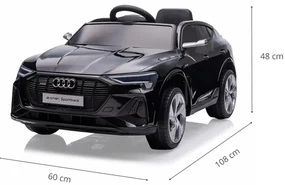 Elektrické autíčko Audi E-Tron Sportback 4x4 čierne