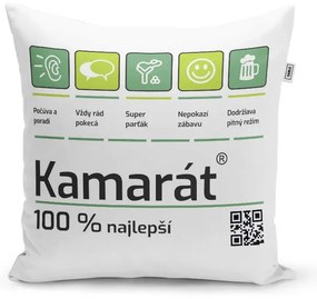 Sablio Vankúš Kamarát: 40x40 cm