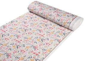 Biante Dekoračný obdĺžnikový obrus PML-087 Červeno-oranžové lístky 50x100 cm
