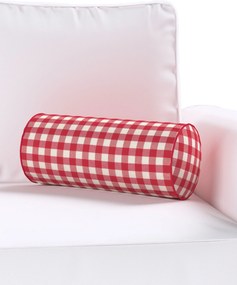Jednoduchý valcový vankúš farba produktu červená látka vzorované