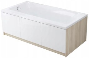 Cersanit Smart, akrylátová vaňa pravá 160x80cm + nožičky, biela, S301-118