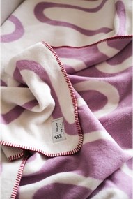 Ružová deka 150x200 cm Swirl – noo.ma