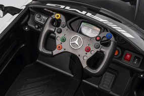 LEAN CARS Elektrické autíčko Mercedes AMG GT3, čierne