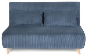 Pohovka SOLACE rozkladacia, menšestrová námornícka modrá 871677