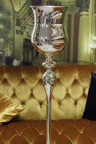 Zlatá luxusná vysoká váza 100 cm