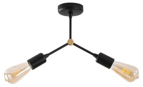 Stropní svítidlo SPARROW II černé