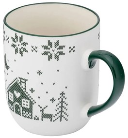 Altom Porcelánový hrnček Grenlandia 450 ml, zelená