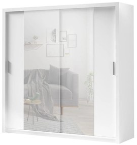Posuvná skriňa so zrkadlom Kler SZ220 KE11, Farby: dub monastery / zrkadlo