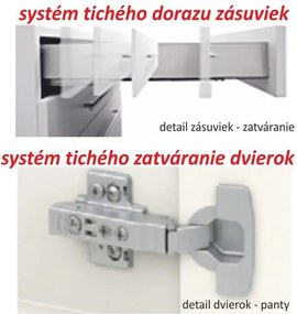 Kuchynská skrinka na sporák Line D60 KU - dub sonoma / biela