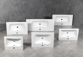 Sapho Sapho, CIRASA umývadlová skrinka 59,3x64x46cm, dub strieborný, CR601-1111
