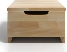 Nočný stolík z bukového dreva so zásuvkou SKANDICA Spectrum