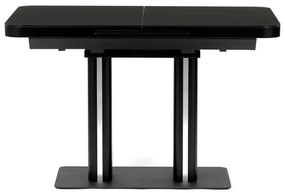 Autronic BONTEC Jedálenský stôl rozkladací 120x80cm, mdf, čierna, HT-D1926 BK Farba: Čierna