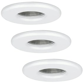 Eglo 94977 - SADA 3x LED kúpeľňové svietidlo IGOA 1xGU10/3,3W/230V IP44