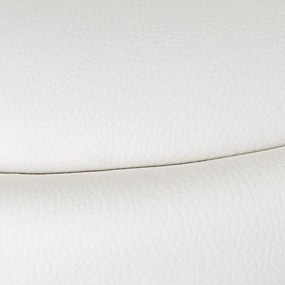 Biele barové stoličky s nastaviteľnou výškou z imitácie kože v súprave 2 ks (výška sedadla 72 cm) – Casa Selección