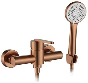 Rea Ontario, sprchová batéria s ručnou bodovou sprchovou súpravou, medená matná, REA-B0974
