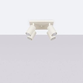 Krémovobiele bodové svietidlo 25x25 cm Gleam – Sollux