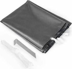 MultiGarden Záhradný samorozkladací stan s baldachýnom 3x3m - sivý MultiGarden