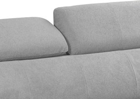 Trojsedák Gisele, svetlo šedá látka