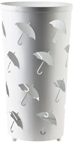 Kovový stojan na dáždniky Cedric White Umbrellas, 45,5x24 cm