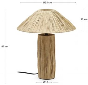 SAMSE stolová lampa Prírodná