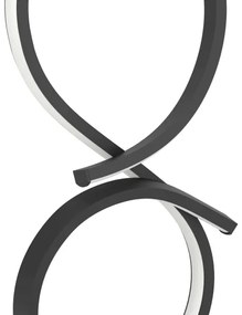 Eglo 901269 - LED Stolná lampa SERPINS LED/11,4W/230V 3000K čierna