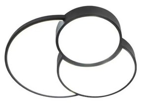 LED Stmievateľné stropné svietidlo LED/60W/230V 3000-6500K čierna + diaľkové ovládanie