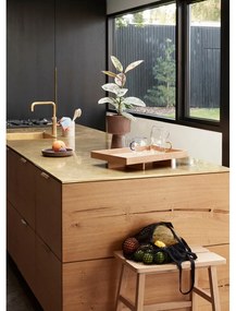 Stolička z dubového dreva Hübsch Ground