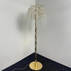Krištáľová stojacia lampa 5xG9/40W/230V zlatá