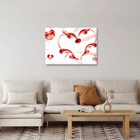 Obraz srdca z dymu (70x50 cm)