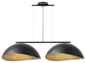 Luster na lanku SOLAR 2xE27/60W/230V čierna