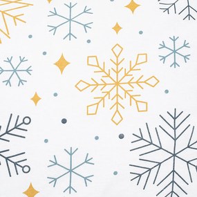 4Home Flanelové obliečky Frosty snowflakes, 140 x 200 cm, 70 x 90 cm