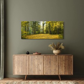 Obraz - les v jeseni (120x50 cm)