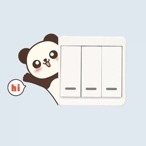 Panda - nálepka nad vypínač
