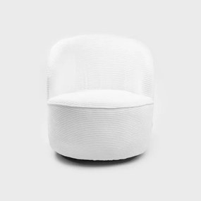 Kreslo SVINGEN otočné, biele 719325