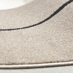 Dywany Łuszczów, Kusový koberec Fusion 9213 cream/beige, 160x220, béžová, kancelária