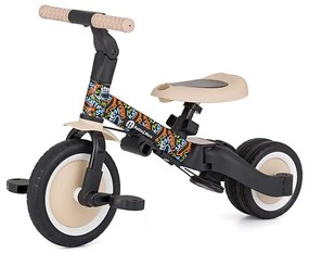 PETITE&MARS - Detská trojkolka 5v1 TURBO LIMITED City Beat