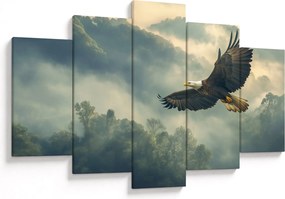 Obraz - Letiaci orol (150x105 cm)