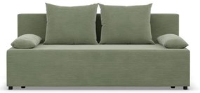 Dvojmiestna pohovka FERMO Poso rozkladacia, svetlozelená