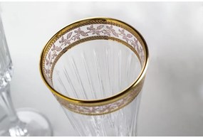 BOHEMIA PRESTIGE DORATO POHÁR NA ŠAMPANSKÉ 210ML SADA 6 KS