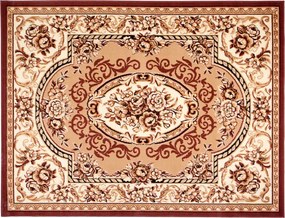 TA Koberec F739A TMAVOBÉŽOVÝ ATLAS PP Rozmer: 60x100 cm