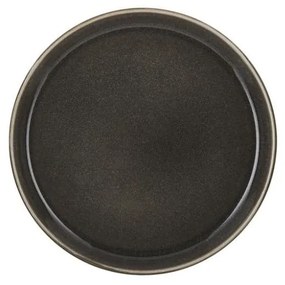 Čierny dezertný tanier z kameniny ø 21 cm Gastro Grey/Grey – Bitz