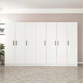Šatníková skriňa Kalia 3809 (biela)
