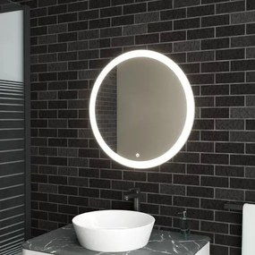 Rea Zrkadlo ⌀50 cm s regulovateľným LED osvetlením HOM-02836