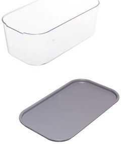 Vnútorný úložný box s vekom z recyklovaného plastu iD Wallspace – iDesign