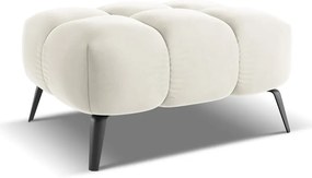 Biela zamatová podnožka Nalu – Makamii