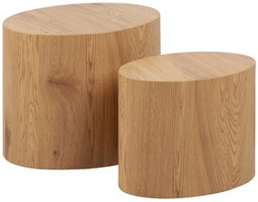 Actona Konferenčný stolík Mice (2 ks) - dub divoký