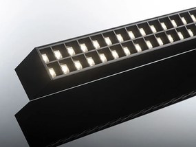 LED2 Lineárne stropné LED prisadené osvetlenie LINO LASER, 32W, denná biela, čierne
