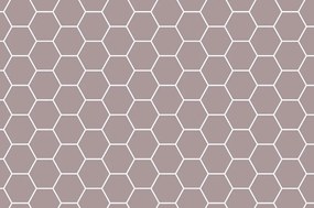 Tapeta moderný hexagón vzor