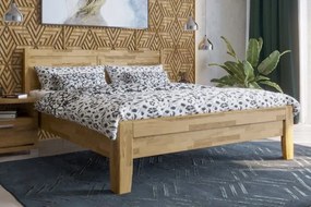 ProSpánek Masívna posteľ z dubového dreva Celin K3, farba D1, 180x200 cm
