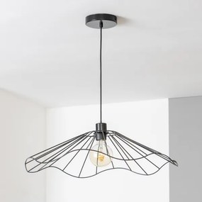 Brilagi - LED luster na lanku CERIA WIRE 1xE27/40W/230V priemer 60 cm čierna
